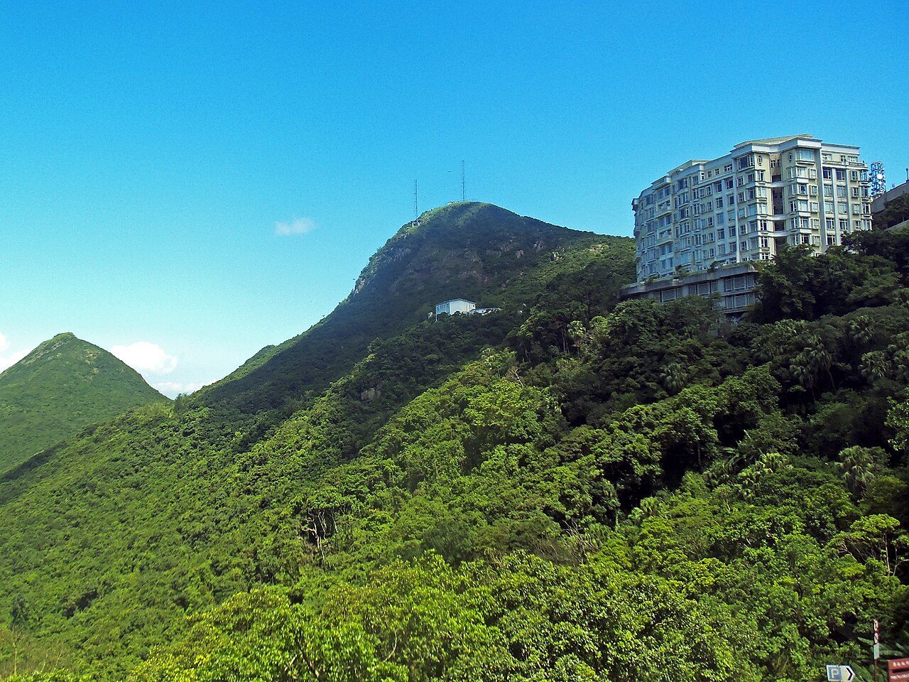 High West and Victoria Peak seen from Victoria Gap, Hong Kong Island