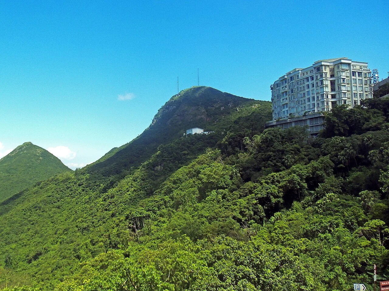 High West and Victoria Peak seen from Victoria Gap, Hong Kong Island