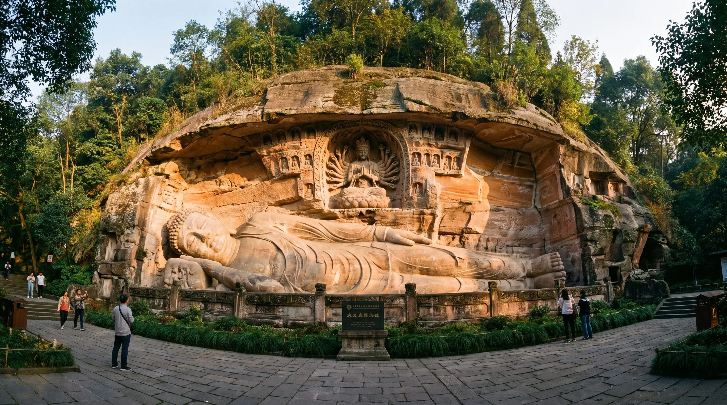 Dazu Rock Carvings — large-scale Buddhist sculptures carved into cliff faces, Dazu District