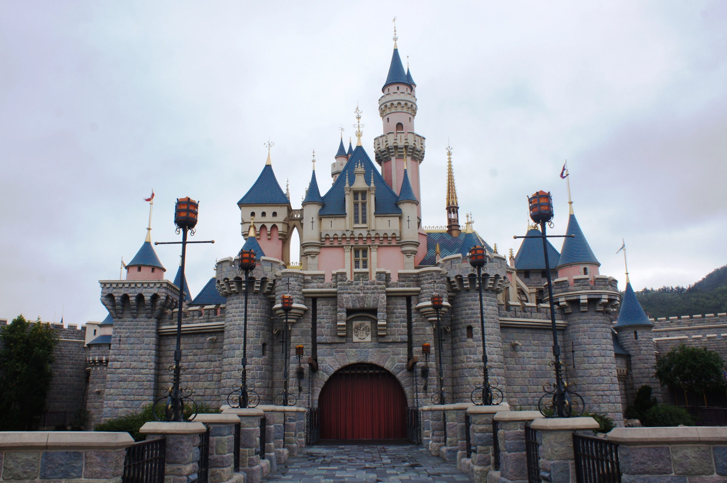 Hong Kong Disneyland — the smallest Disney park globally, the only one with Main Street USA modeled on 1920s New York.