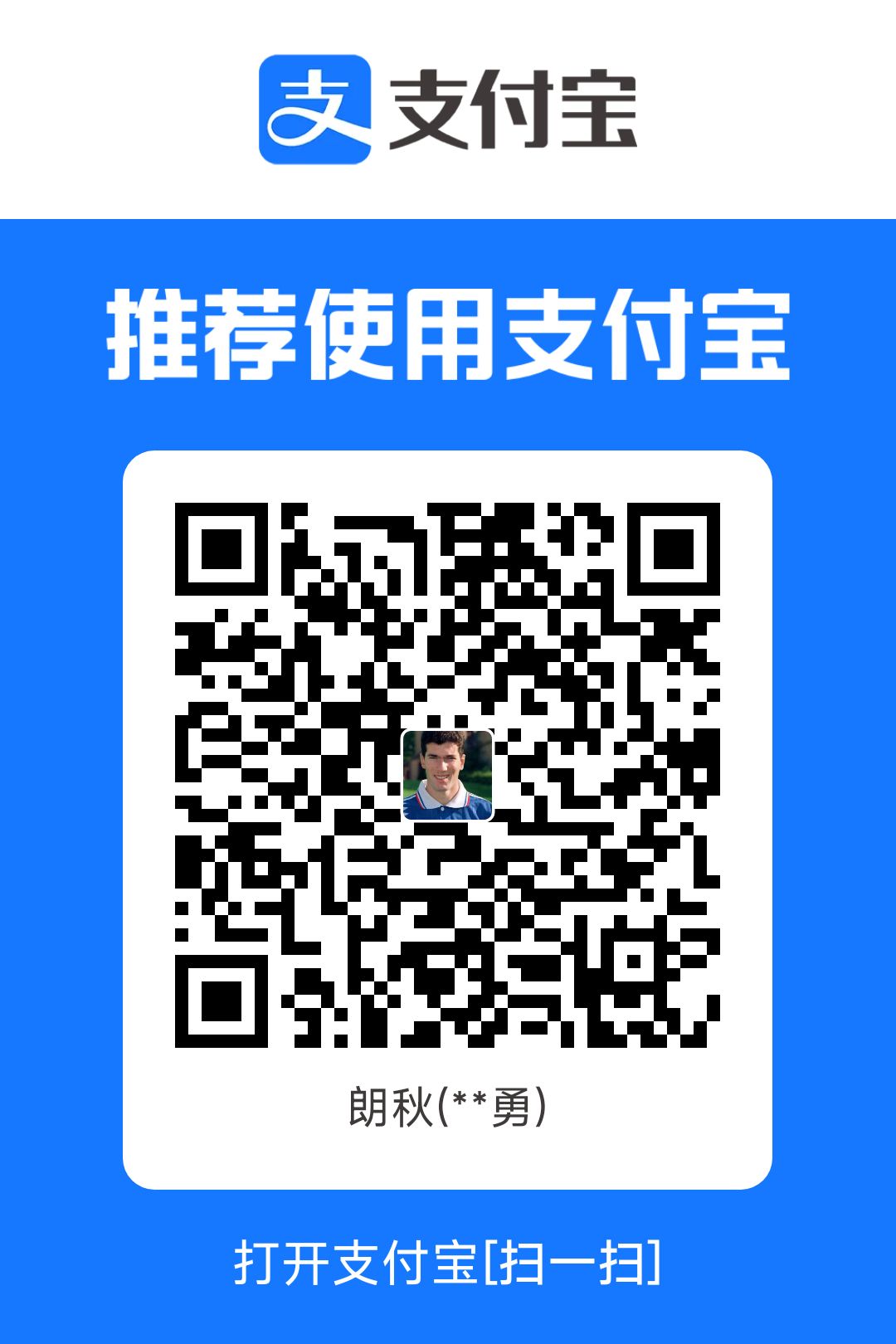 Alipay tip QR code